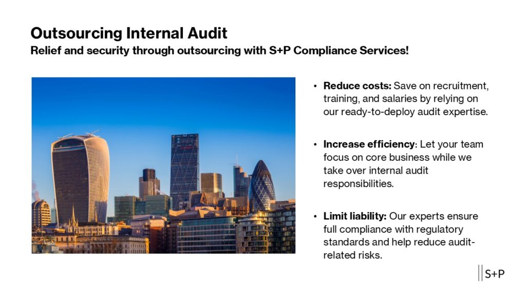 Outsourcing of internal auditing